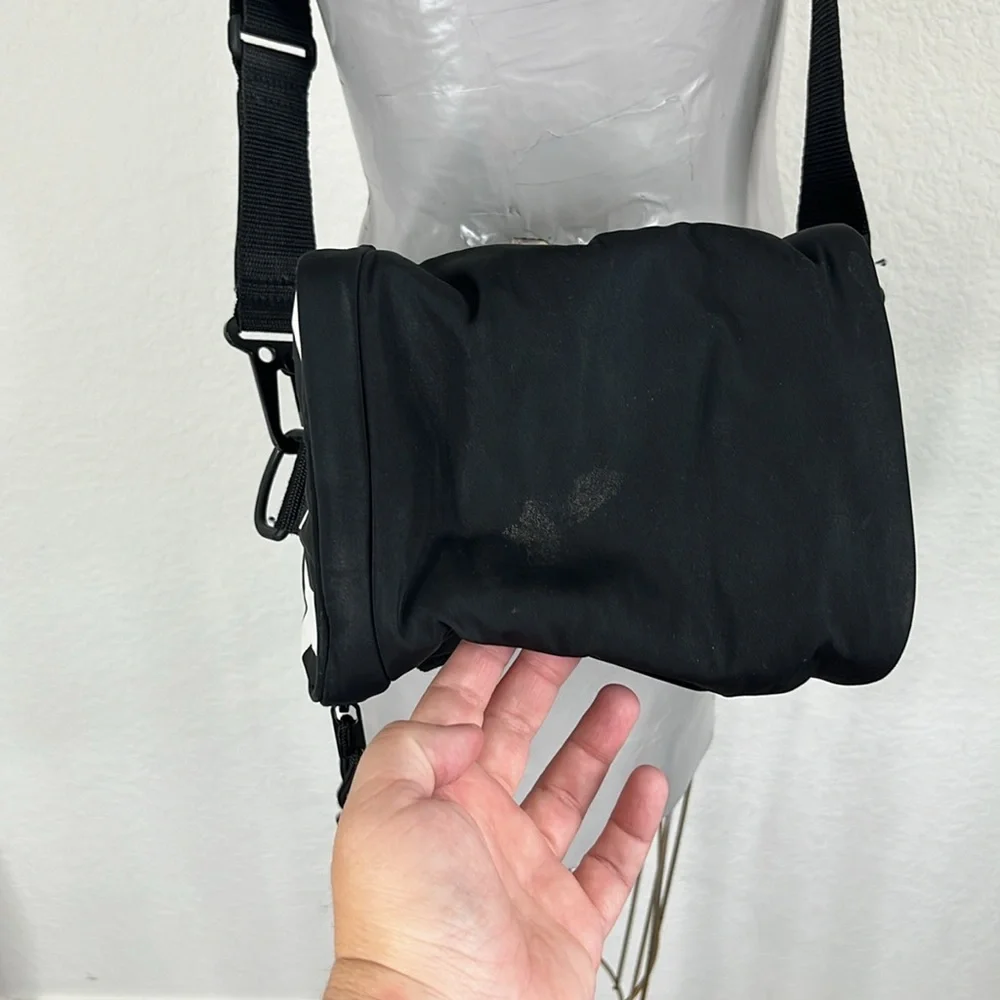 Y-3 Yohji Yamamoto Crossbody Mini Duffel Adidas Black Nylon Shoulder Bag